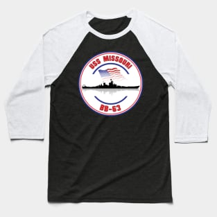 USS Missouri BB-63 Baseball T-Shirt